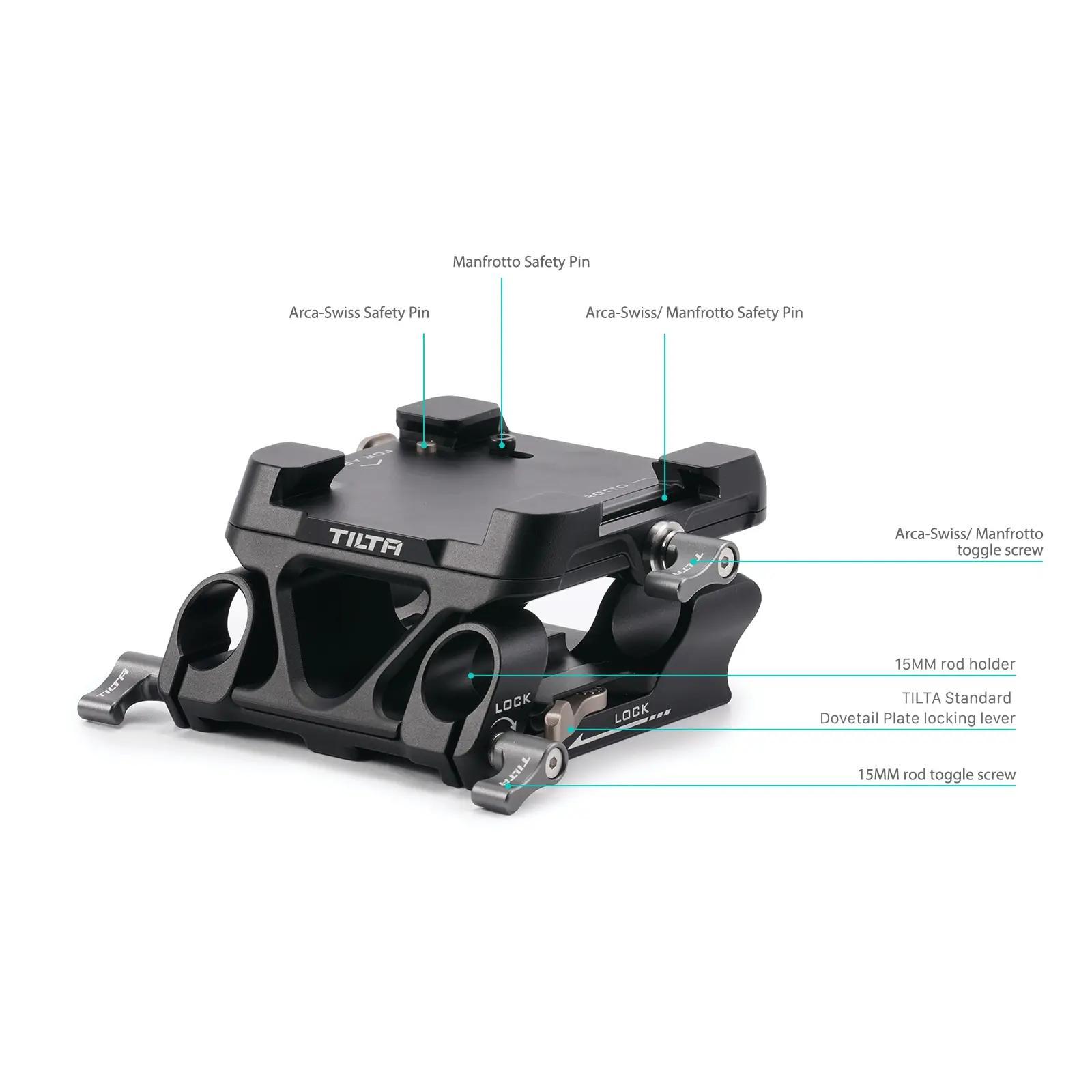 TILTA TA-DBP-B TA-DBPK-B LWS Arca Manfrotto  ̽ ÷Ʈ  ARCA Manfrotto  ÷Ʈ, Ronin s , 15mm